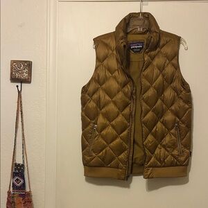 Patagonia Gold Quilted Vest
